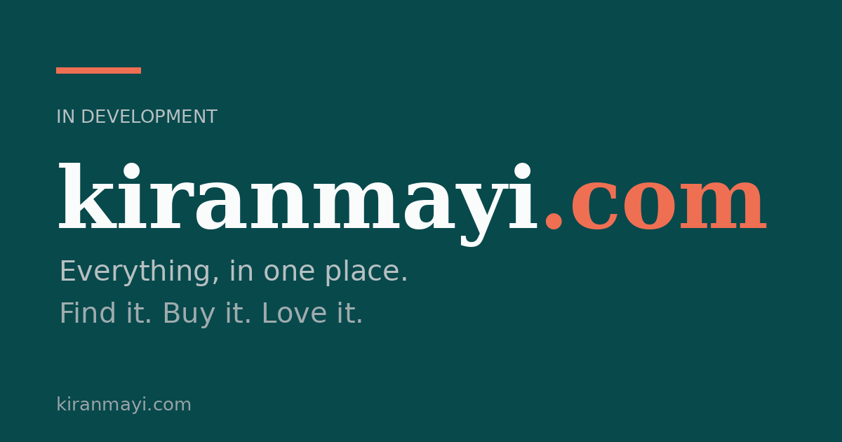 Link preview image for kiranmayi.com